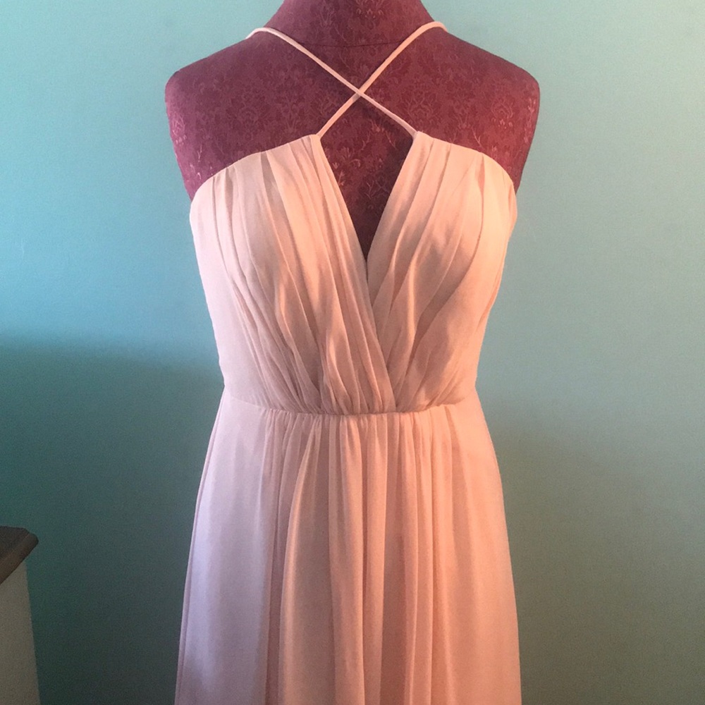 Bill Levkoff Bridesmaid Dress in Petal Pink